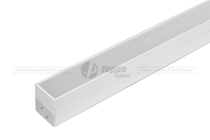 Galinė arba galinė kabelio įvestis SMD2835 LED linijinė šviesos sistema Linijiniai LED šviesos lubų žibintai